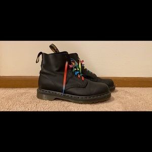 Dr. Martens 1460 Pascal RNBW Leather Lace Up Boots